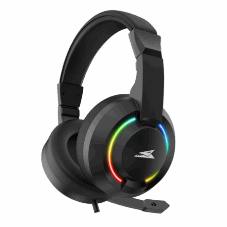 Micro Casque Baracuda Hydra Led Rainbow -Noir -bgh-021 Tunisie