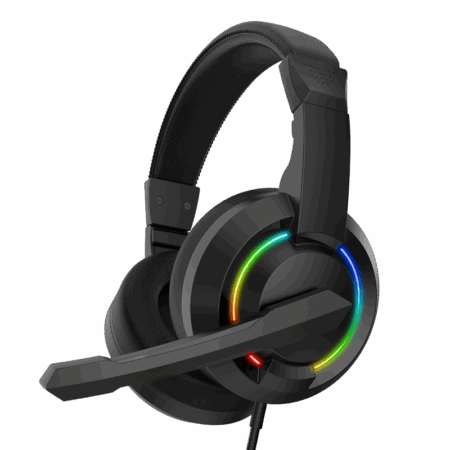 Micro Casque Baracuda Hydra Led Rainbow -Noir -bgh-021 Tunisie