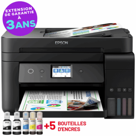 Imprimante Jet d&rsquo;Encre Epson EcoTank L6290 4 En 1 Couleur Wifi – C11CJ60405 Tunisie