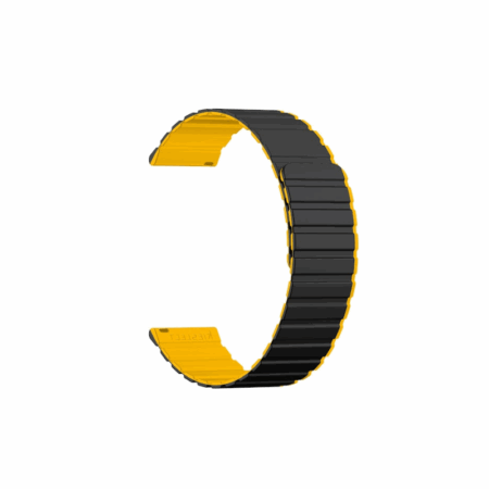 Bracelet Kieslect 22mm Yellow+black Dual Tone -22MMBYDTSTRAP Tunisie