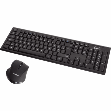 Pack Clavier et Souris Sans Fil Sandberg – Noir – 631-20 Tunisie