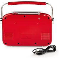 Radio Portable Sans Fil Thomson RTS450BTR  à Recharge Solaire – Rouge – RTS450BTR Tunisie