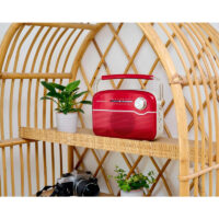 Radio Portable Sans Fil Thomson RTS450BTR  à Recharge Solaire – Rouge – RTS450BTR Tunisie