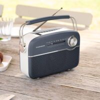 Radio Portable Sans Fil Thomson RTS450BTG à Recharge Solaire – Gris – RTS450BTG Tunisie
