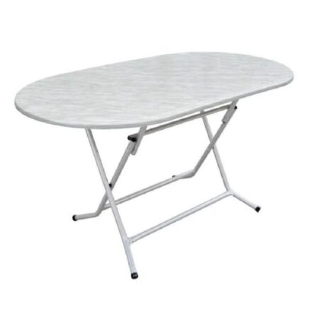 Table Sotufab Pliante Ovale 145×78 Werzalit – Marbré –  TC0059MB Tunisie