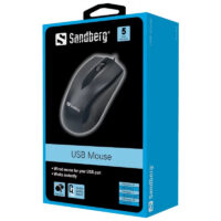 Souris Optique Sandberg USB Filaire – Noir – 631-01 Tunisie