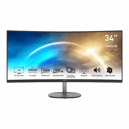 Ecran Msi Modern MP341CQ 34&Prime; 4k UWQHD 100hz- Noir Tunisie