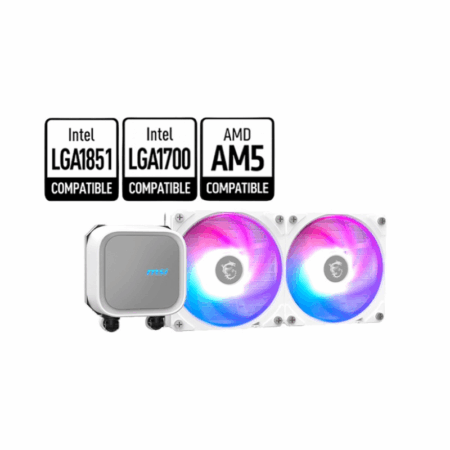 Refroidisseur De Processeur Gamer Msi Mag Coreliquid A13 240 – Blanc – 306-7ZWCA21-L80 Tunisie