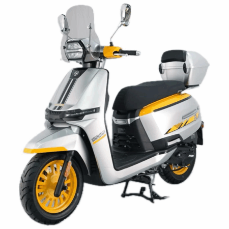 Scooteur La Vita 125CC injection – Silver & Jaune Tunisie