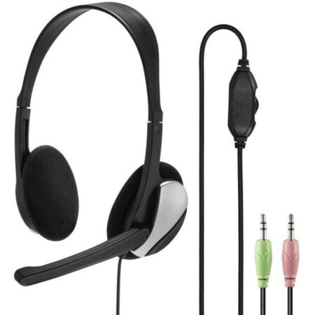 Casque-micro Stéréo Hama « HS-P100 » De Bureau Pour Pc – Noir – 139900 Tunisie