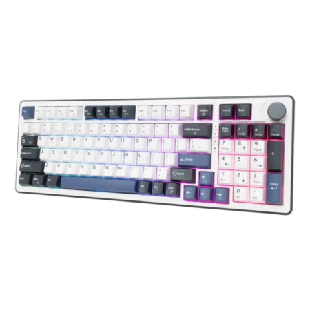 Clavier Gaming White Shark GK-007251 Excalibur – Blanc Tunisie