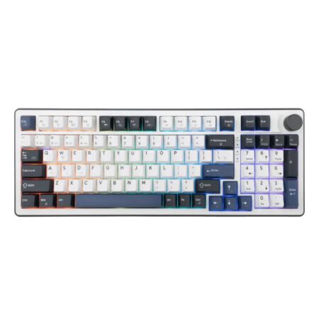 Clavier Gaming White Shark GK-007251 Excalibur – Blanc Tunisie