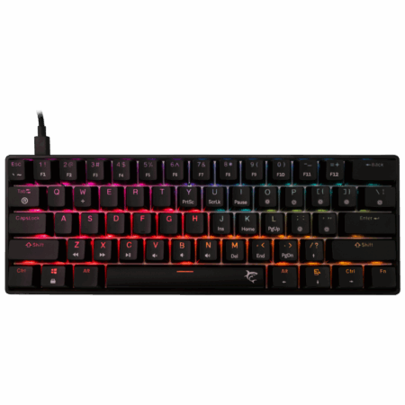 Clavier Mécanique WHITE SHARK SHINOBI 2 GK-004111 Noir – Red Switch Tunisie