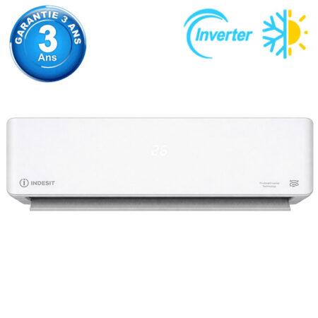 Climatiseur Indesit 12000 BTU Inverter Chaud / Froid Blanc Tunisie