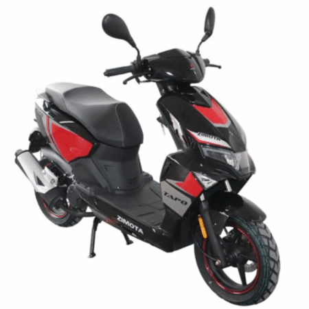 Scooter ZIMOTA Tapo 49 CC – Noir & Rouge Tunisie