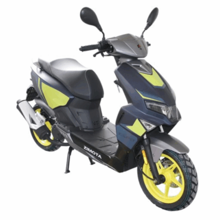 Scooter ZIMOTA Tapo 49 CC – Bleu & Jaune Tunisie