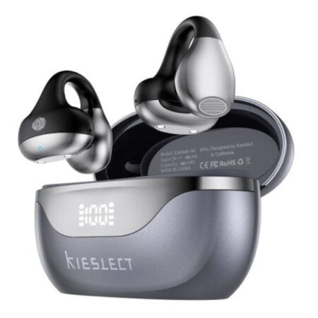 Écouteurs Sans Fil kieslect Open AI Feature Noir – KEARBUDSBK Tunisie