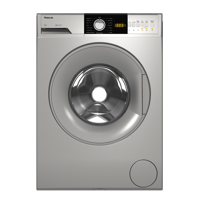 Machine Ă Laver Frontale Focus 8 Kg F.1208S Silver - Focus