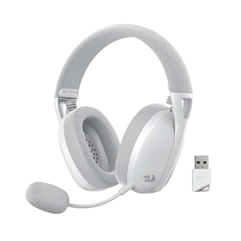 Micro Casque Gamer Sans Fil REDRAGON H848 - Gris, Photo boutique Best Buy Tunisie chez Best Buy Tunisie