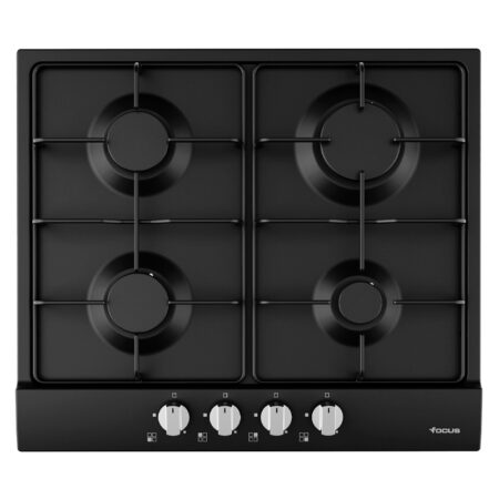 Plaque de Cuisson Focus F.401B 4 Feux 60 cm Noir Tunisie