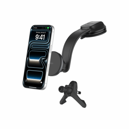 Support de Charge Magnétique Sans Fil Belkin BoostCharge Pour Tableau de Bord de Voiture – WIC012HQBK Tunisie