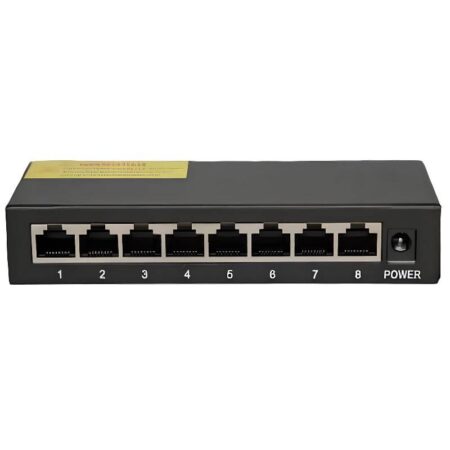 Switch 8 Ports 10/100 Mbps ANPA AP-5008 – Noir Tunisie