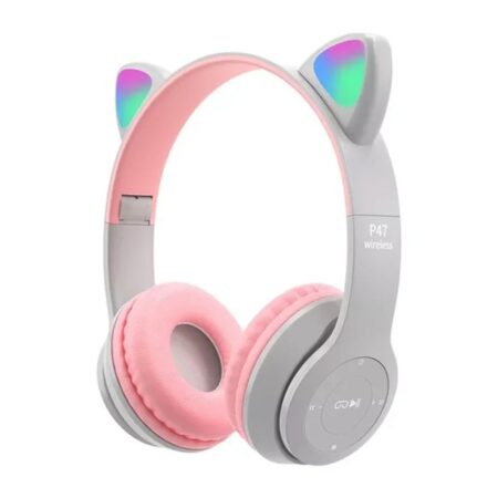 Casque Sans Fil P47M cat -Gris- P47M-CAT-G Tunisie