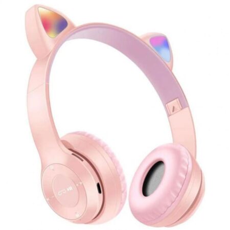 Casque Sans Fil P47M cat -Rose- P47M-CAT-PK Tunisie
