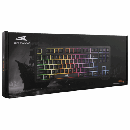 Clavier Gaming Baracuda Krill – Noir -Bgk-01114bk Tunisie
