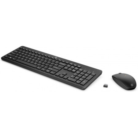 Ensemble Clavier + Souris Sans Fil Hp 230 Azerty – Noir – 18H24AA Tunisie