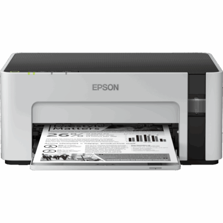 Imprimante Epson EcoTank M1120 à Réservoir intégré Monochrome Wifi -Blanc -C11CG96404 Tunisie