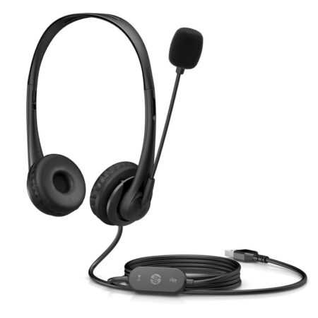 Casque Micro Filaire Hp G2 Stéréo – Noir – 428K6AA Tunisie