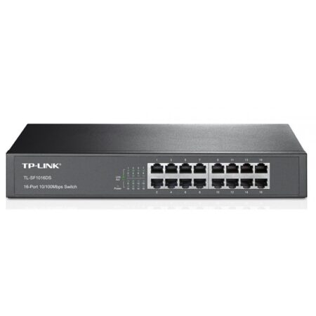 Switch TP-LINK TL-SF1016DS 16 ports 10/100 Mbps – Noir – TL-SF1016DS Tunisie