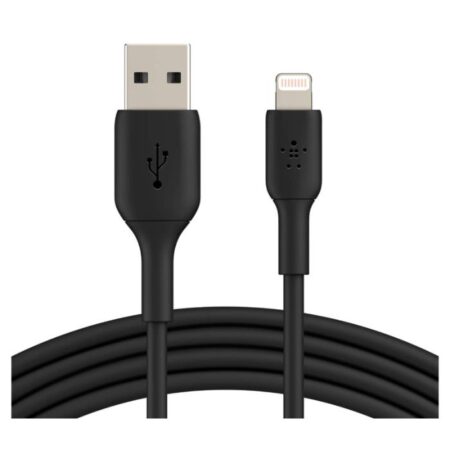 Câble De Charge Belkin Tresse BoostCharge USB-A Vers USB-C 1M – Noir – CAB002BT1MBK Tunisie
