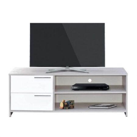 Table Tv Sotufab Xperia – Chêne Brut & Blanc – TV072CB/BC Tunisie