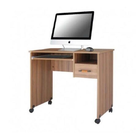 Bureau Informatique Sotufab Consol À Roulettes – Marron – BI0136 Tunisie