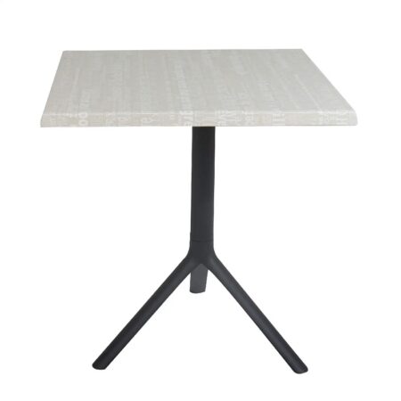 Table Bistrot Noa 3 Pieds 70×70 Cm Werzalit Socle Peinture Noir Sotufab – Blanc Jour – TBIS144NR Tunisie