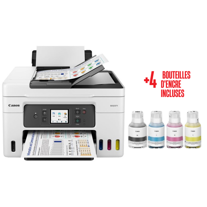 Imprimante Multifonction Canon Maxify Gx4040 Couleur Wifi Cloud -Blanc -BU-GX-4040 - Canon