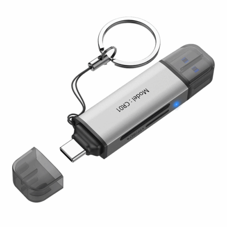 Lecteur de carte de stockage HIKSEMI USB Vers TYPE C – HS-HUB-CR01 Tunisie