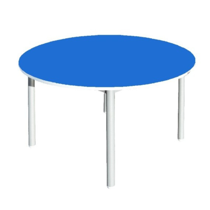 Table Maternelle Ronde D90 Sotufab – Bleu – MA14