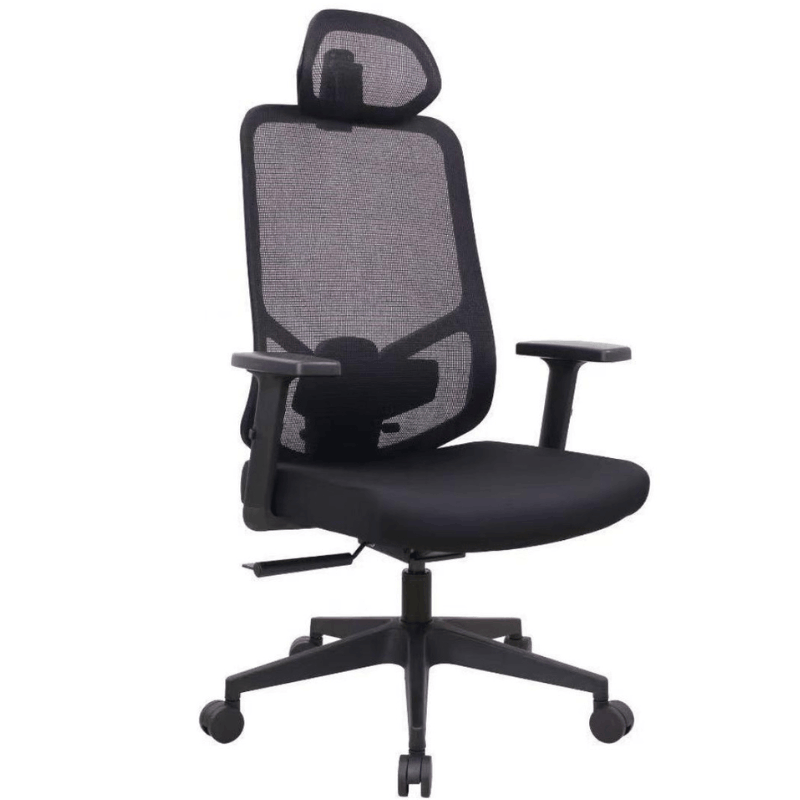 Chaise direction Pekin Base Chrome -Noir