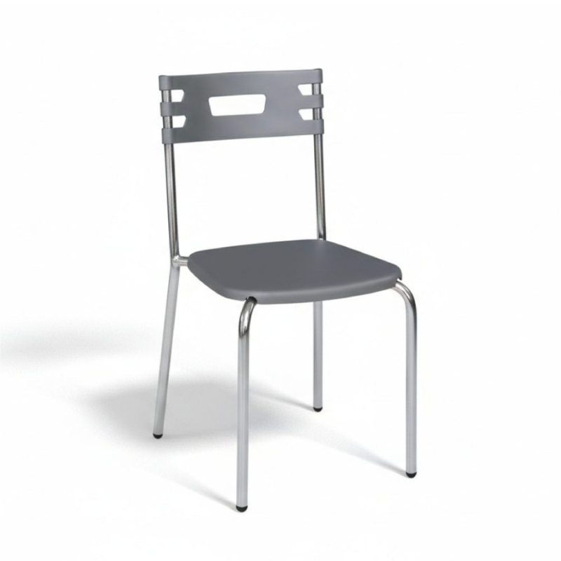 Chaise Chromé City – Gris – CHC0040GR