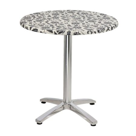 Table Bistrot D70 Cm Werzalit Socle Allum 4 Branches Sotufab – TBIS028 Tunisie