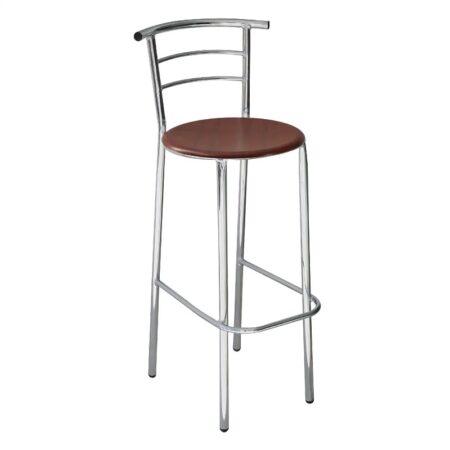 Tabouret Chromé Casa Assise En Werzalit – Wingue – TABC0002 Tunisie