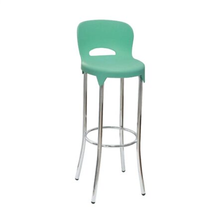 Tabouret Dallas Socle Chromé – Vert – TABC0010VR Tunisie