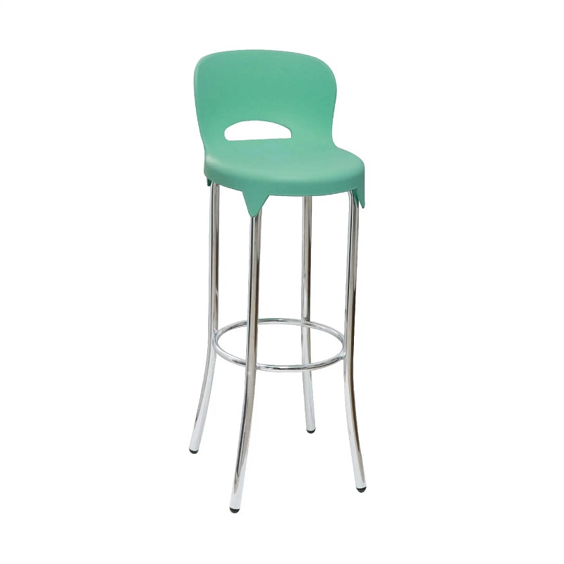 Tabouret Dallas Socle Chromé – Vert – TABC0010VR