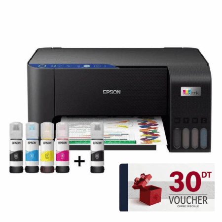 Imprimante à Réservoir Intégré Epson Ecotank L3251 3 en 1 Couleur Wifi -C11CJ67409 Tunisie