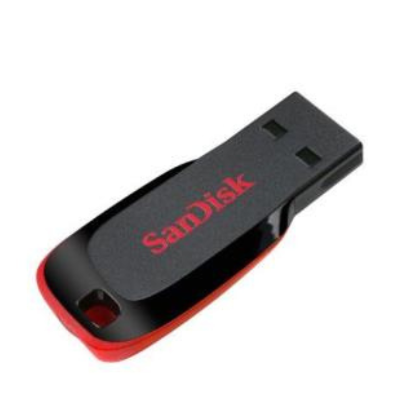 Clé Usb Sandisk Cruzer Blade 64GB – Noir & Rouge – SDCZ50-064G-B35 - SanDisk