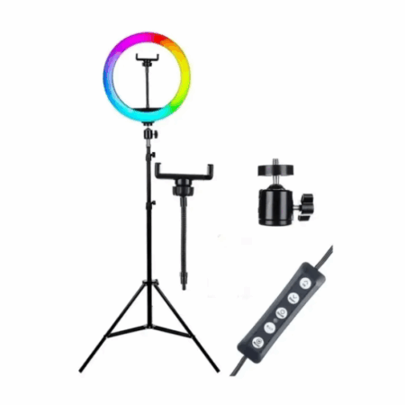 Ring Light LED RGB 3D-20Cm avec Trépied -3D-20+SUP Tunisie