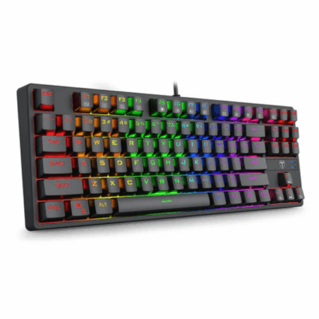 Clavier Gaming Filaire Mécanique T-Dagger Vex 108 TKL RGB – Noir – T-TGK333 Tunisie